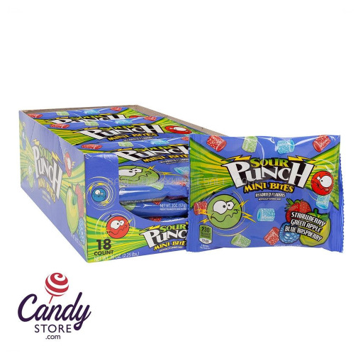 SOUR PUNCH MINI BITES 18CT