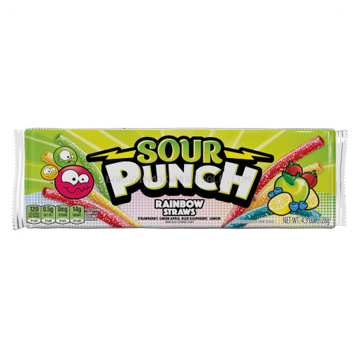 SOUR PUNCH STRAWS APPLE 24 CT