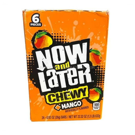 NOW&LATER CHEWY MANGO SOFT PP25C 12 CT