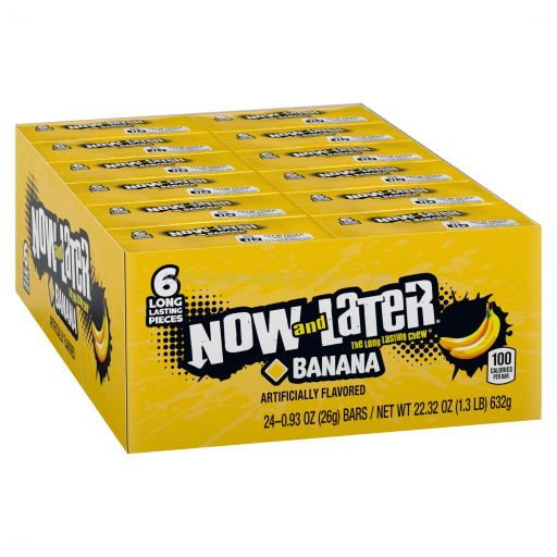 NOW&LATER SOFT BANANA PP25C 12 CT