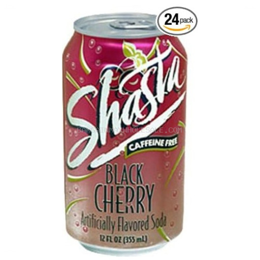 SHASTA BLACK CHERRY 24/12 OZ