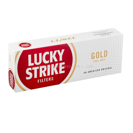 LUCKY STRIKE GOLD 100S BX FSC 10 PK