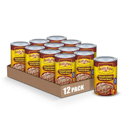 OLD EL PASO REFRIED BEANS 6/16OZ