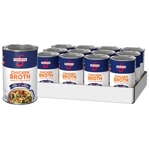 SWANSON CHICKEN BROTH 12/14.5OZ