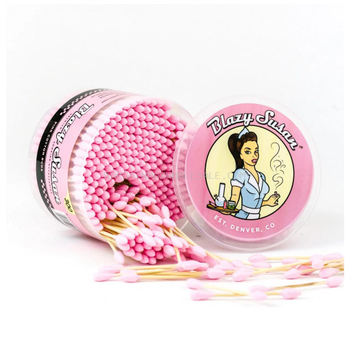 BLAZY SUSAN PINK COTTON BUDS 100CT