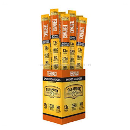 TILLAMOOK SPICY TERIYAKI SAUSAGES 24/1.44 OZ