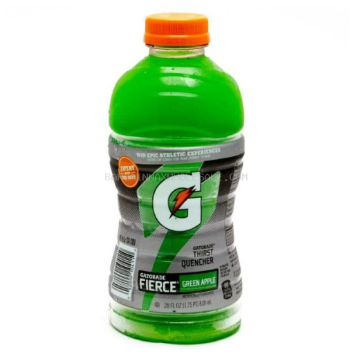 GATORADE FIERCE GREEN APPLE 15/28 oz OZ