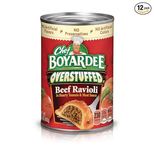 064144868827 CHEF BOYARDEE BEEF RAVIOLI 12/5OZ - Image 1