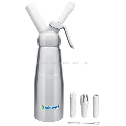 WHIP-IT 1/2 L PRO PLUS SILVER RUBBER