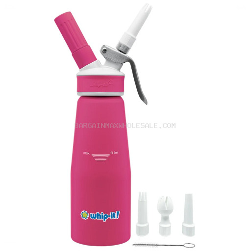 WHIP-IT 1/2 L PRO PLUS PINK RUBBER