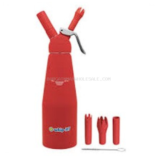 WHIP-IT 1/2 L PRO PLUS RED RUBBER