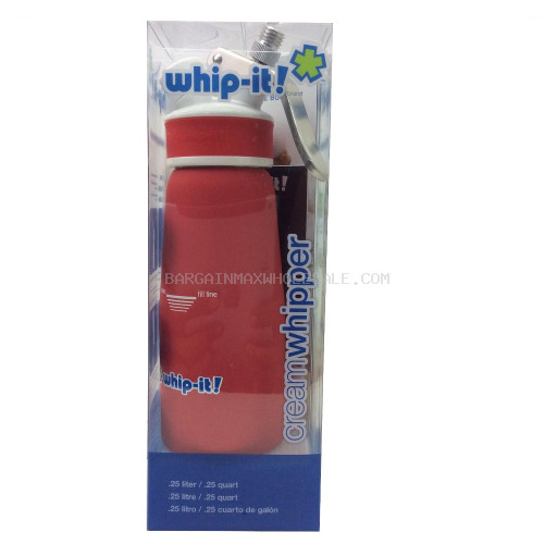 WHIP-IT 1/4 L WHITE HEAD RED