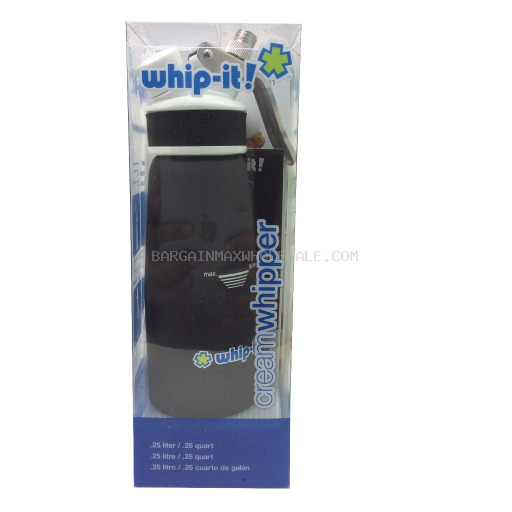 WHIP-IT 1/4 L WHITE HEAD BLACK