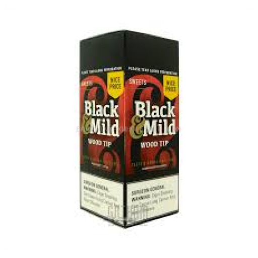 BLACK & MILD WOOD TIP SWEET 25 CT