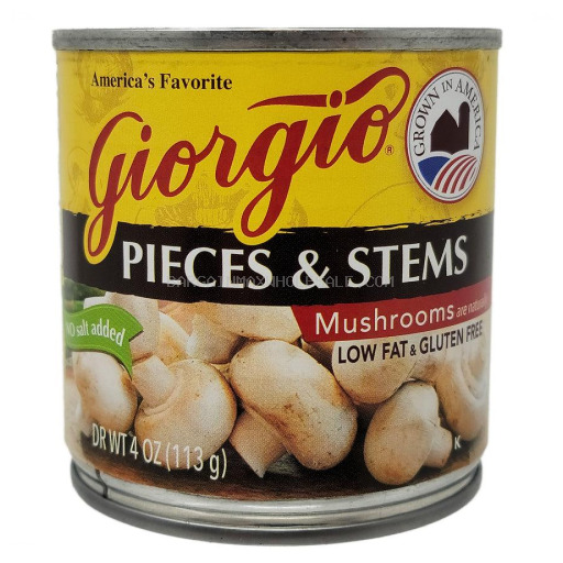 GIORGIO MUSHROOM PIECE AND STEMS 12/4OZ