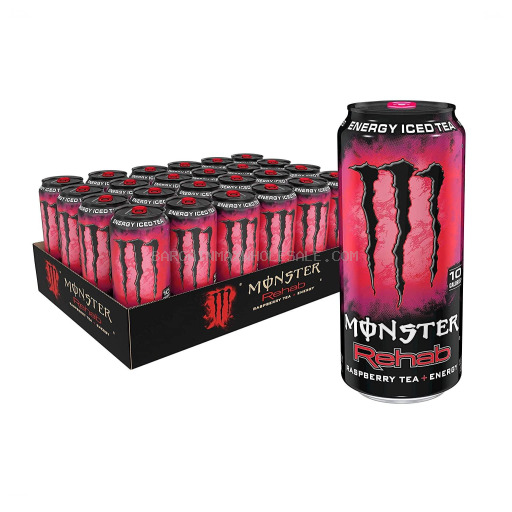 MONSTER REHAB RASPBERRY TEA 24/15.5 OZ