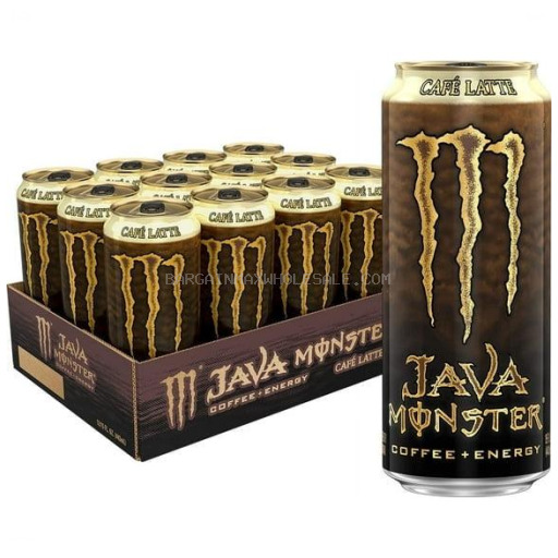 MONSTER JAVA CAFE LATTE 12/15 OZ