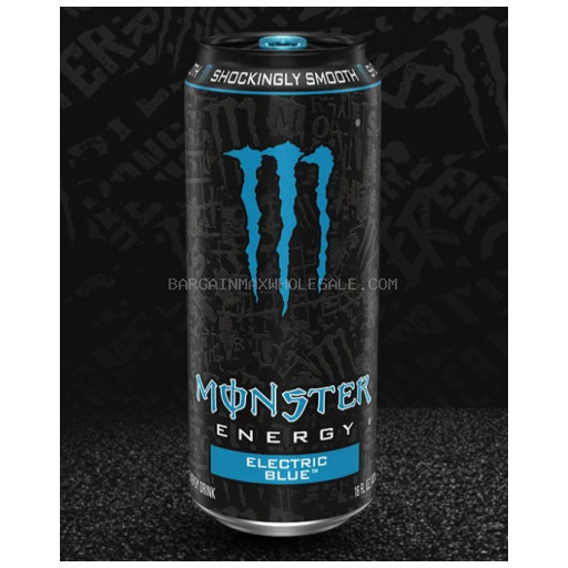 MONSTER ELECTRIC BLUE 24/16 OZ