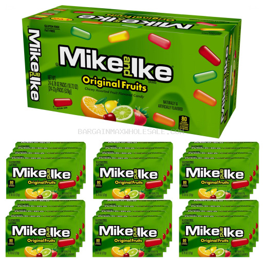 MIKE AND IKE ORIGINAL FRUITS 24/0.78 OZ