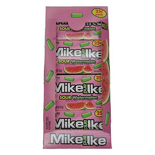 MIKE AND IKE SOUR WATERMELON 24/0.78 OZ