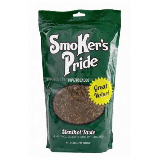 071737226193 SMOKER`S PRIDE PIPE TOBACCO MENTHOLE 16 OZ - Image 1