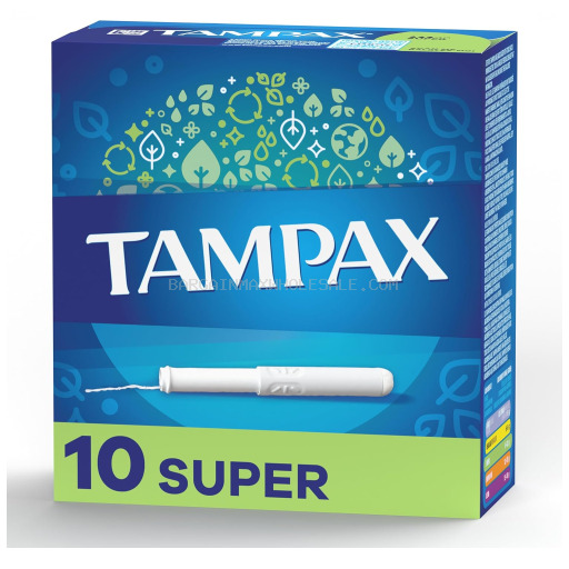 TAMPAX SUPER 6/10 CT