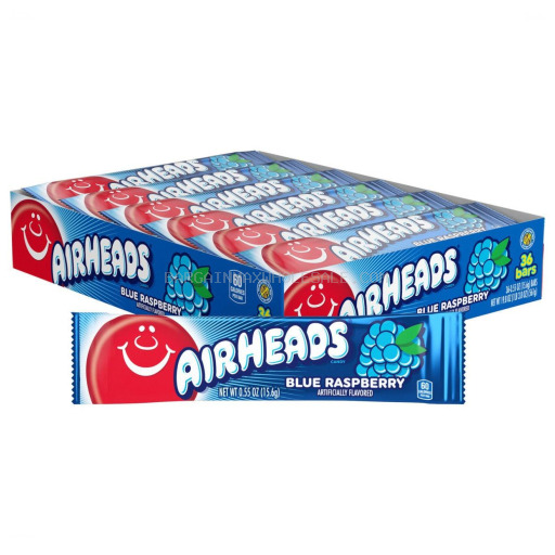 AIR HEADS BAR BLUE RASPBERRY 36 CT