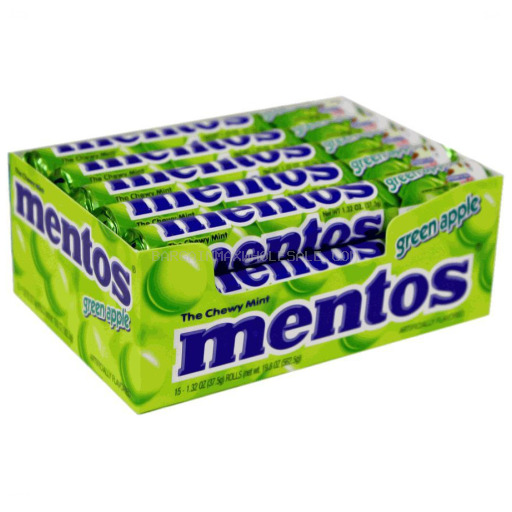 MENTOS GREEN APPLE 15 CT