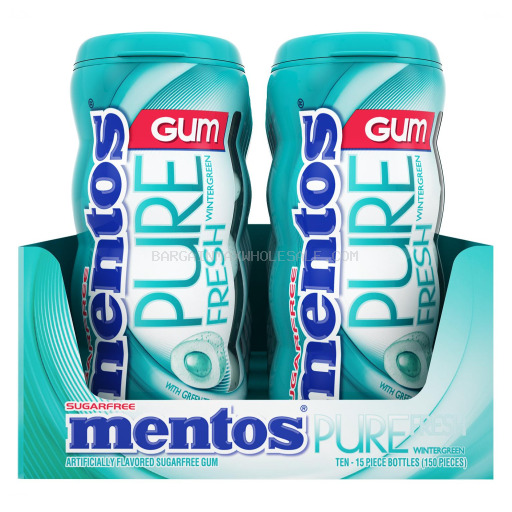 MENTOS GUM WENTERGREEN 10 CT