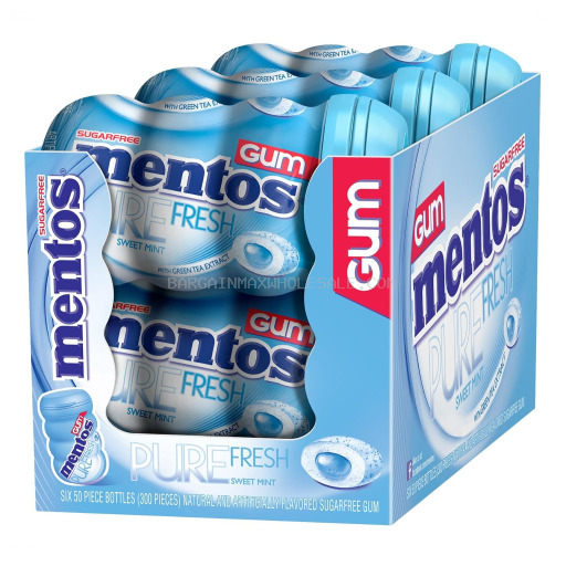 MENTOS GUM MINT 6/50 CT