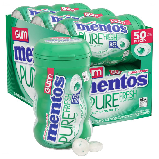 MENTOS GUM SPERMINT 6/50 CT