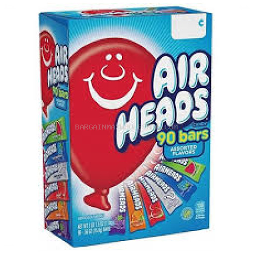 AIR HEADS ASORTED MIX FLAVORS 90CT