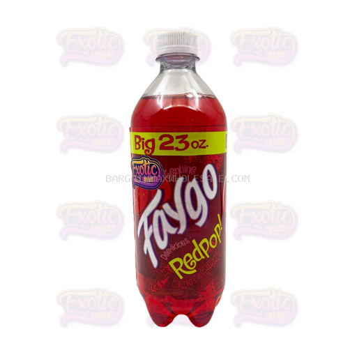 FAYGO GLASS RED POP 4/6 PK 12 OZ