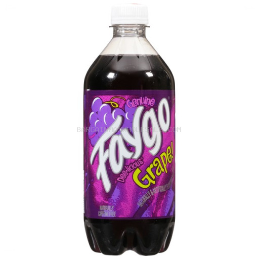 FAYGO GLASS GRAPE 4/6 PK 12 OZ