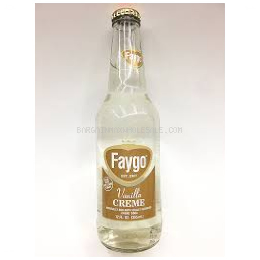 FAYGO GLASS VANILLA CREAM 4/6 PK 12 OZ