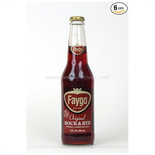 FAYGO GLASS ROCK & RYE 4/6 PK 12 OZ