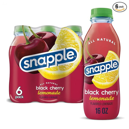 SNAPPLE BLACK CHERRY GLAS 24/16 OZ