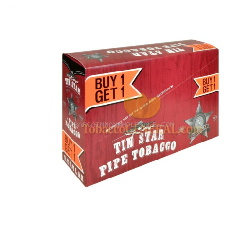 TIN STAR PIPE TOBACCO POUCH B1G1