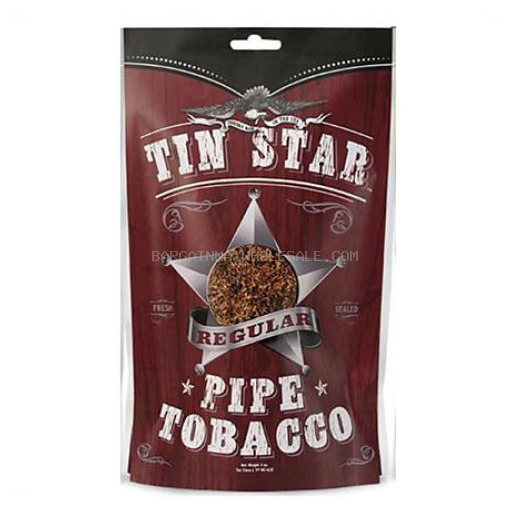 TIN STAR PIPE TOBACCO REG 8 OZ