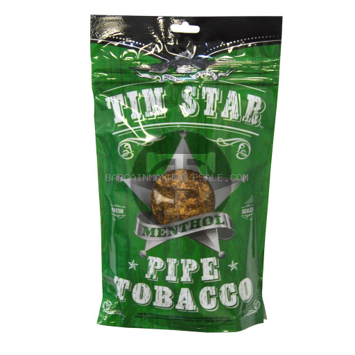 TIN STAR PIPE TOBACCO MENTHOL 8 OZ
