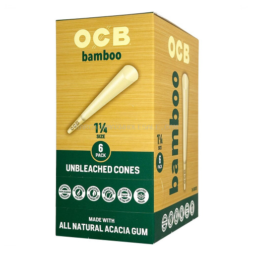 OCB BAMBOO CONE 1 1/4 32/6 CT