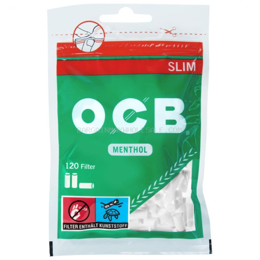 077170126557 OCB CARD MENTHOLE 25 CT - Image 1