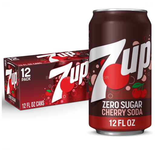 7 UP ZERO CHERRY 12/12 OZ
