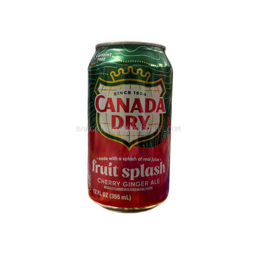 CANADA DRY FRUIT SPLASH 12/12 OZ