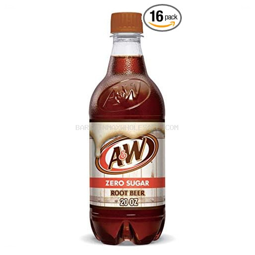 078000052404 A & W ROOT BEER 24/20 OZ - Image 1