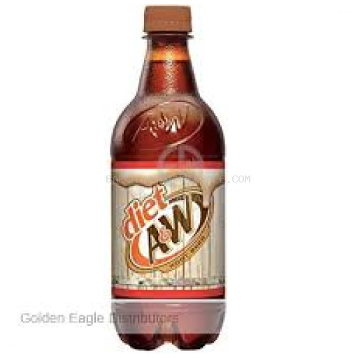 A & W DIET ROOT BEER 24/20 OZ