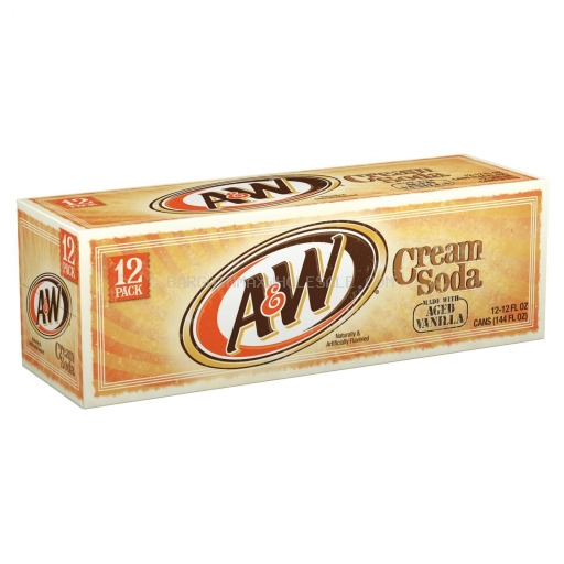 A & W CREAM SODA 12/12 OZ