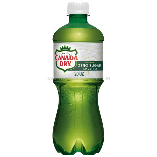 CANADA DRY ZERO GINGER ALE 24/20 OZ