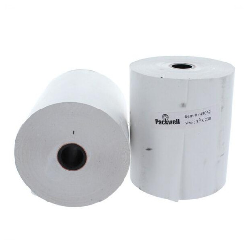 THERMAL PAPER ROLLS 31/8''X230' 50CT