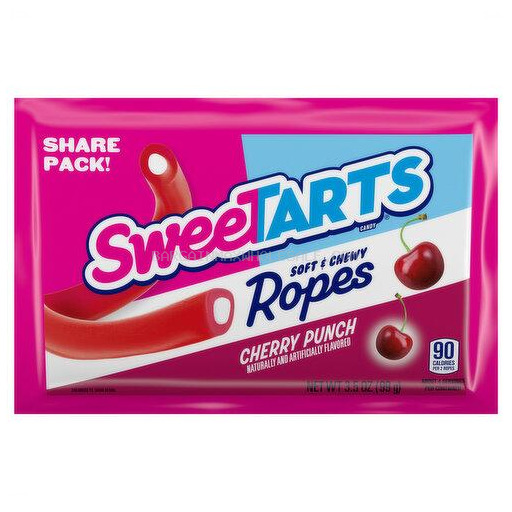 SWEETART ROPES CHERRY SHARE SIZE 15CT